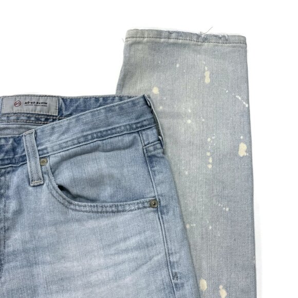 AG Adriano Goldschmied Dylan Jeans Mens 34 x 33 Slim Skinny Stretch Blue USA - Picture 4 of 12